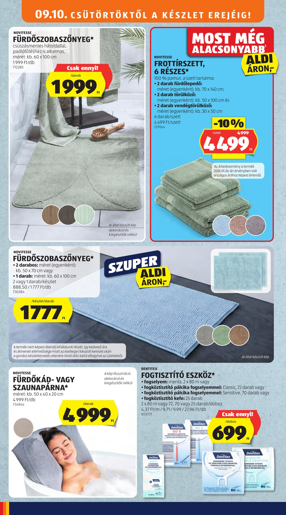 Aldi akciós újság 2026.09.10-től - 34. oldal.