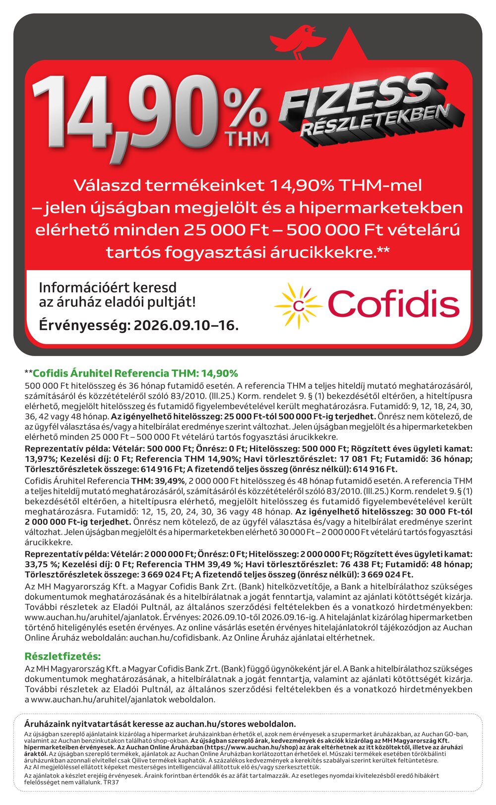 Auchan akciós újság 2026.09.10-től - 6. oldal.