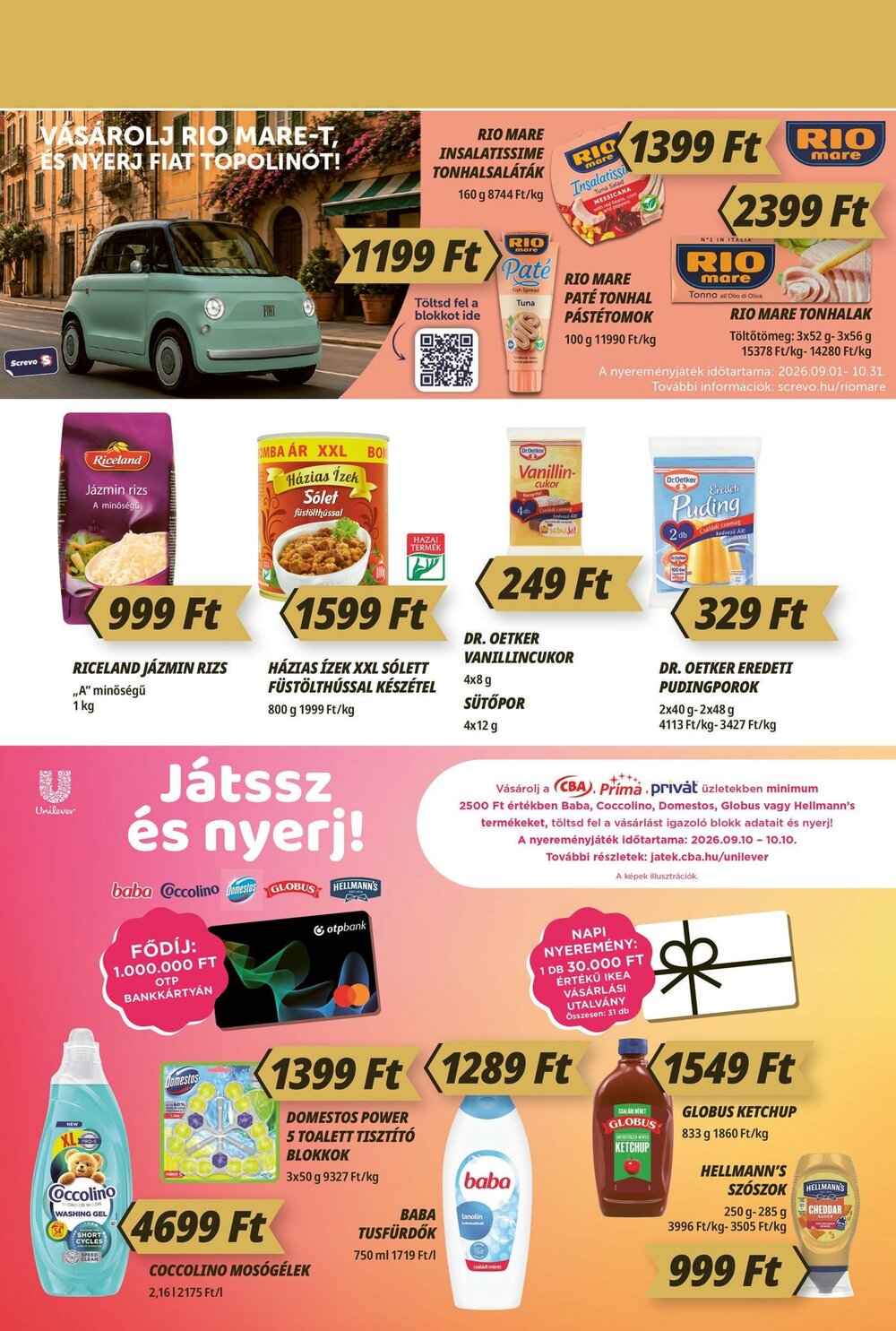 CBA akciós újság 2026.09.10-től - 5. oldal.