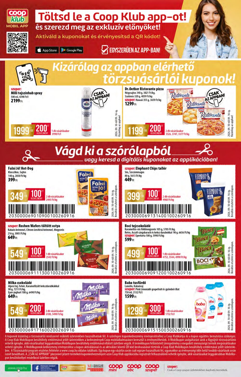 Coop akciós újság 2026.09.10-től - 12. oldal.