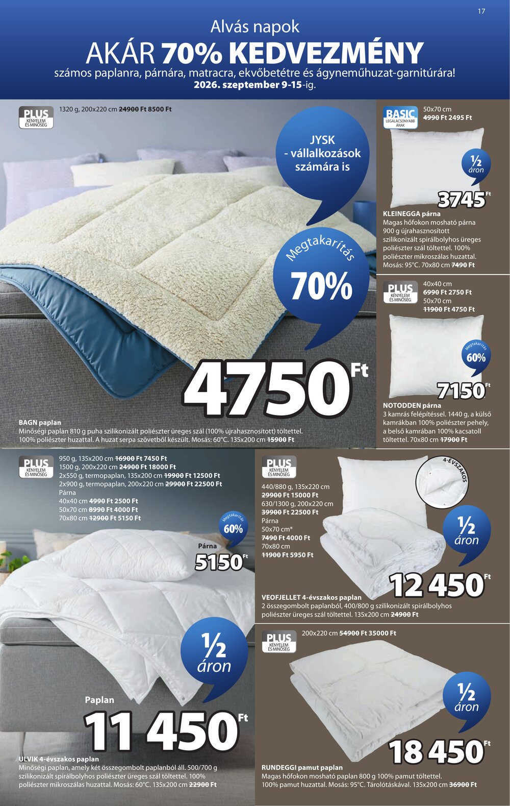 JYSK akciós újság 2026.09.10-től - 18. oldal.