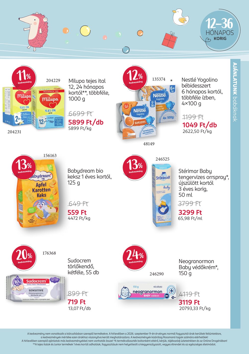 Rossmann akciós újság 2026.09.14-től - 10. oldal.