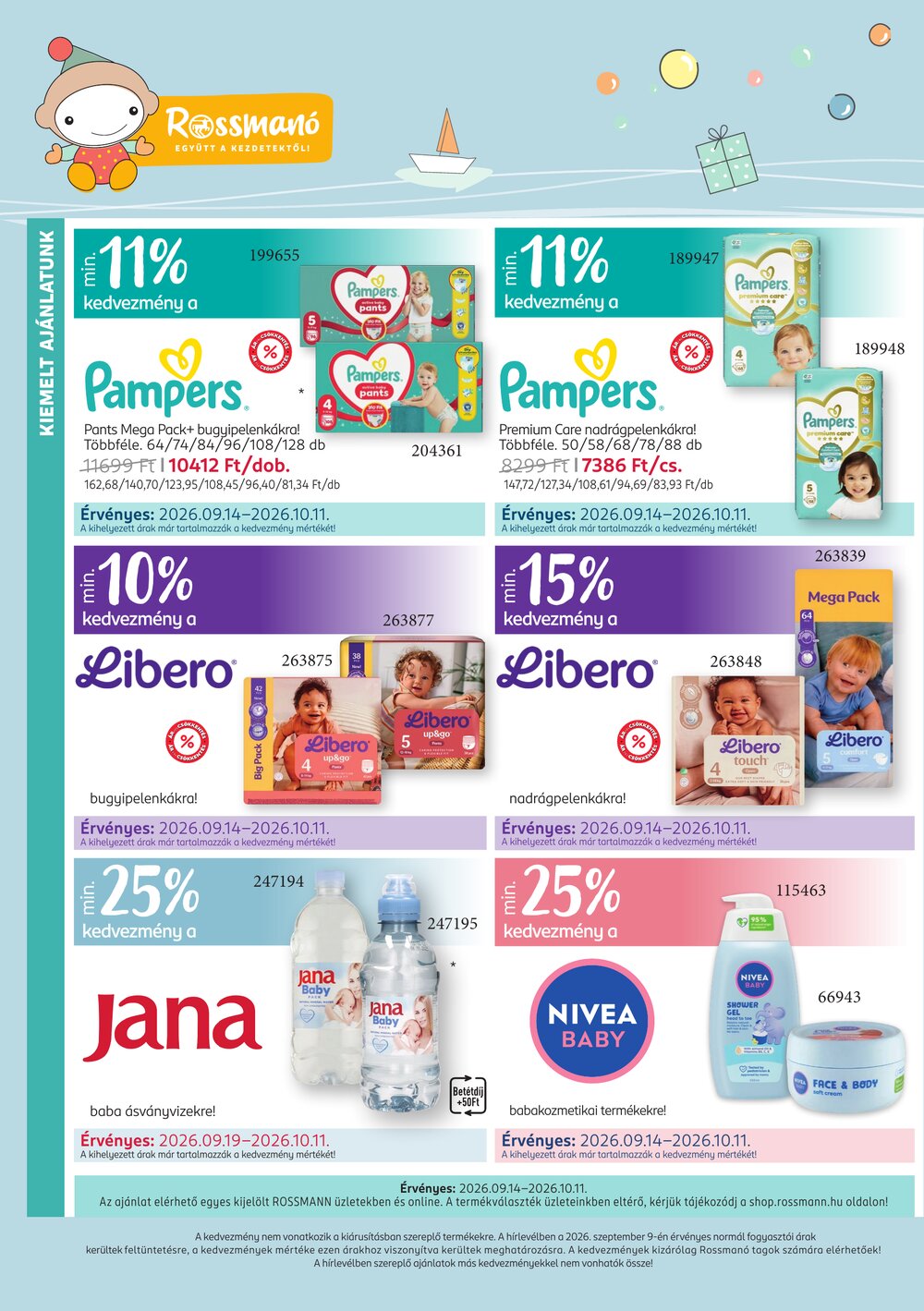 Rossmann akciós újság 2026.09.14-től - 3. oldal.
