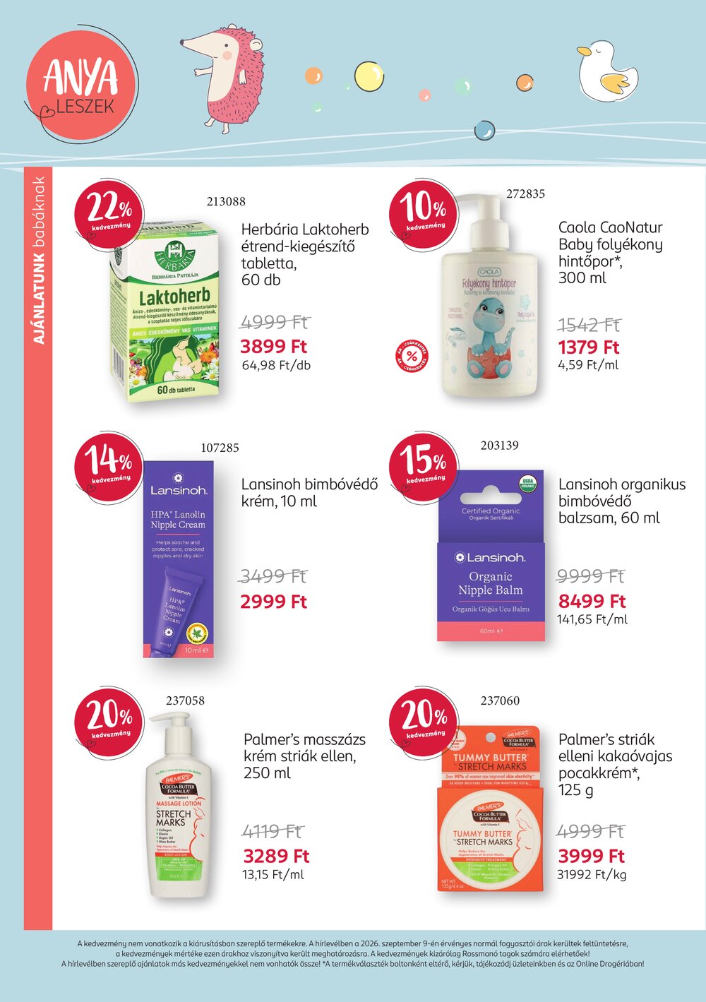 Rossmann akciós újság 2026.09.14-től - 7. oldal.