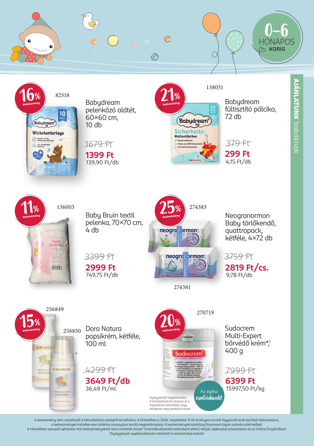 Rossmann akciós újság 2026.09.14-től - 8. oldal.