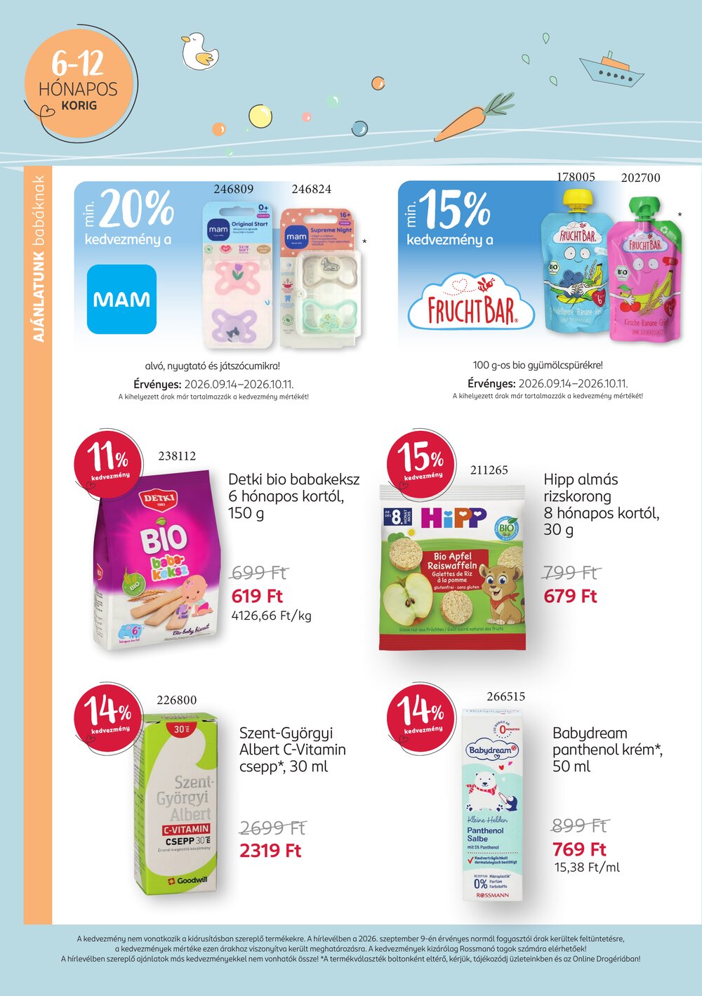 Rossmann akciós újság 2026.09.14-től - 9. oldal.