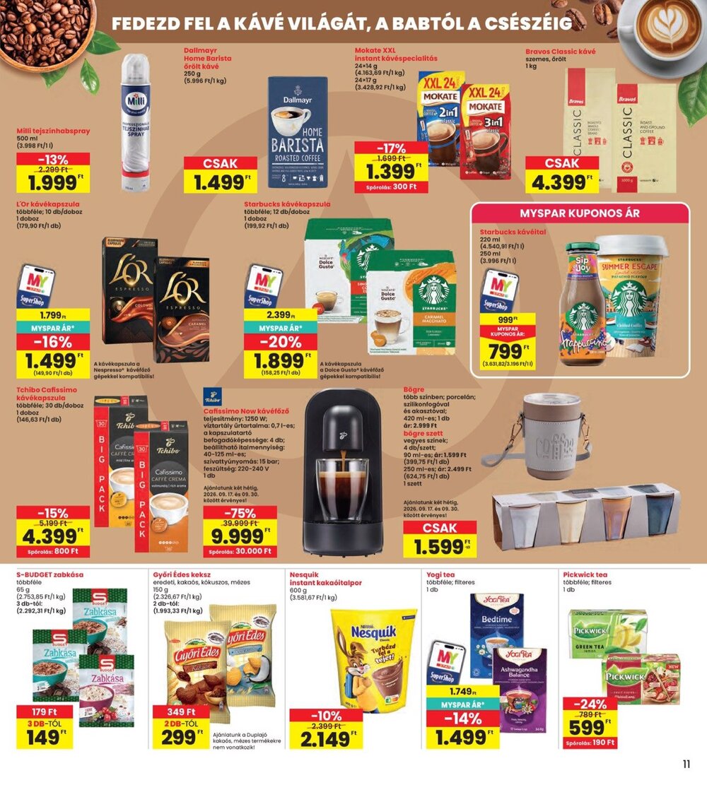 Interspar akciós újság 2026.09.17-től - 11. oldal.