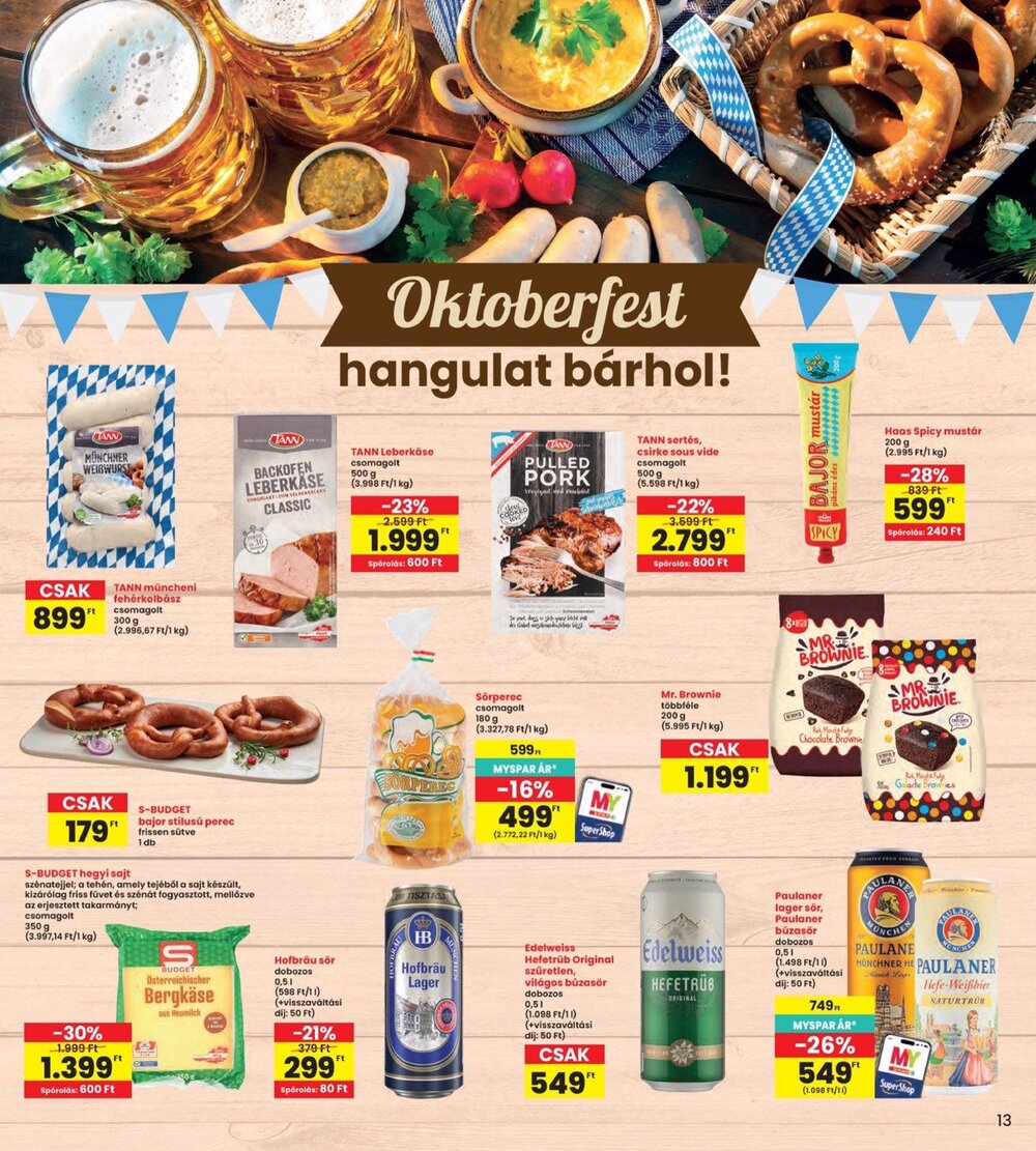 Interspar akciós újság 2026.09.17-től - 13. oldal.