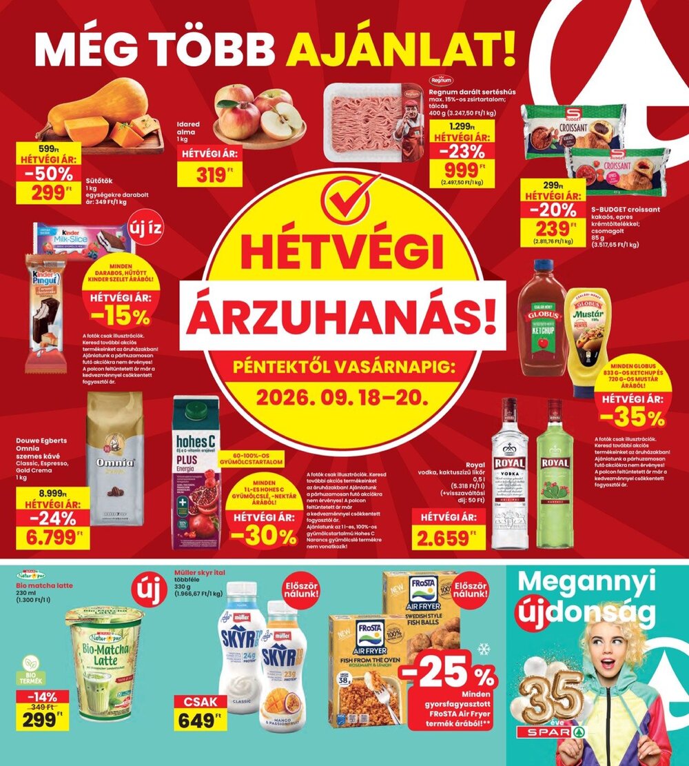 Interspar akciós újság 2026.09.17-től - 19. oldal.