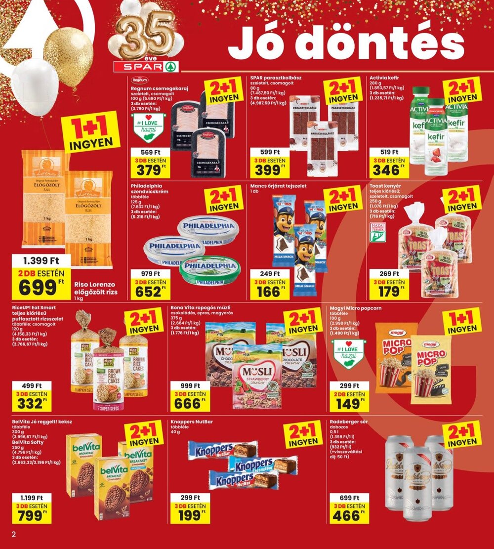 Interspar akciós újság 2026.09.17-től - 2. oldal.