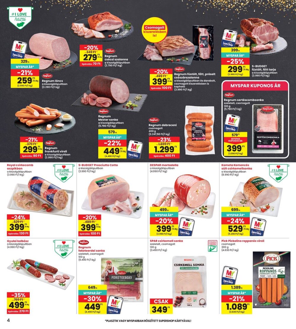 Interspar akciós újság 2026.09.17-től - 4. oldal.