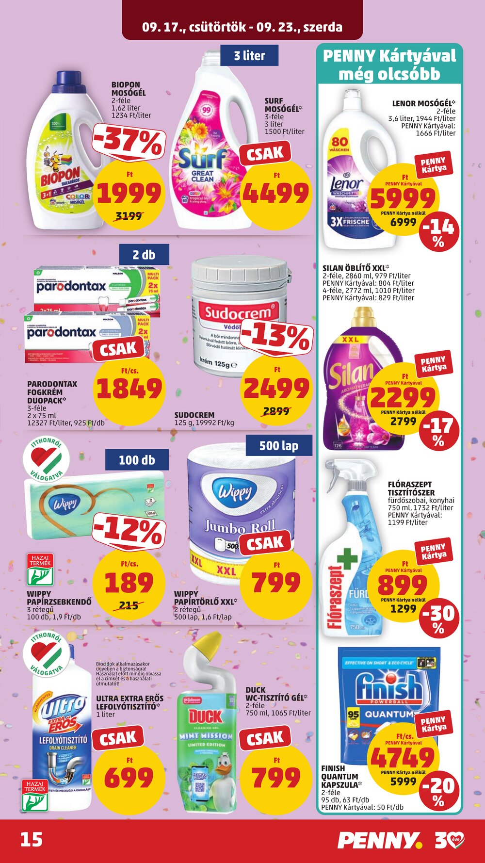 Penny Market akciós újság 2026.09.17-től - 19. oldal.