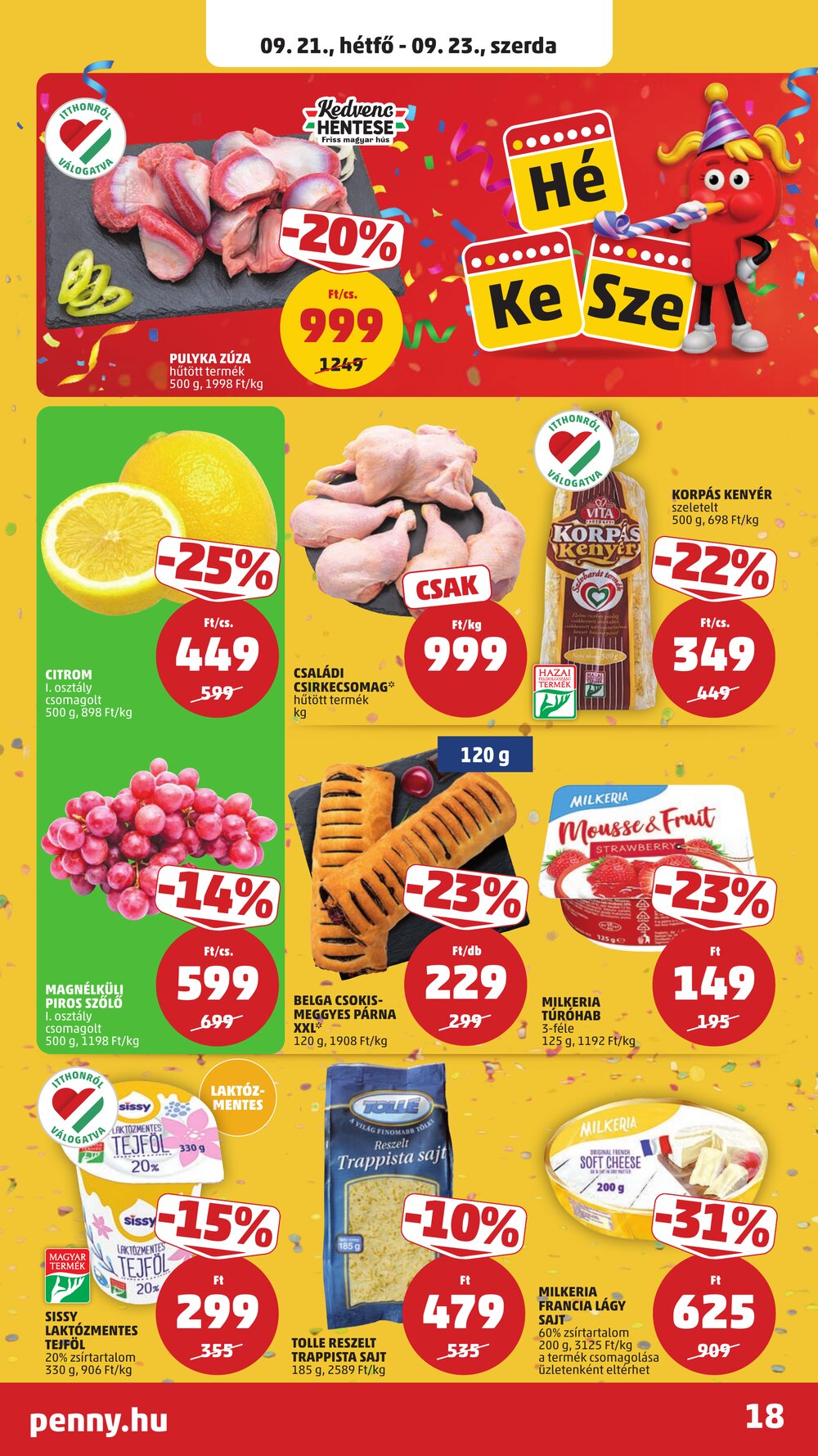 Penny Market akciós újság 2026.09.17-től - 22. oldal.