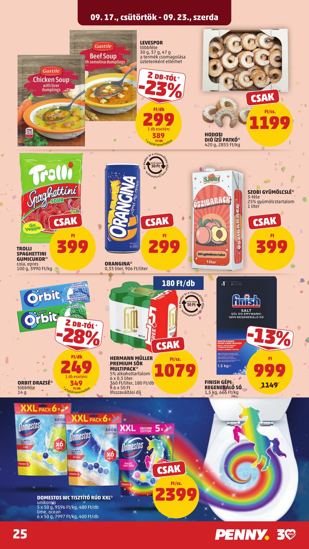 Penny Market akciós újság 2026.09.17-től - 29. oldal.