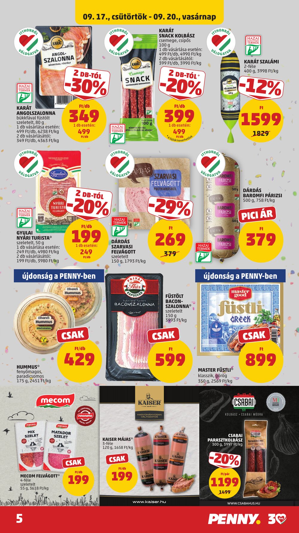 Penny Market akciós újság 2026.09.17-től - 7. oldal.