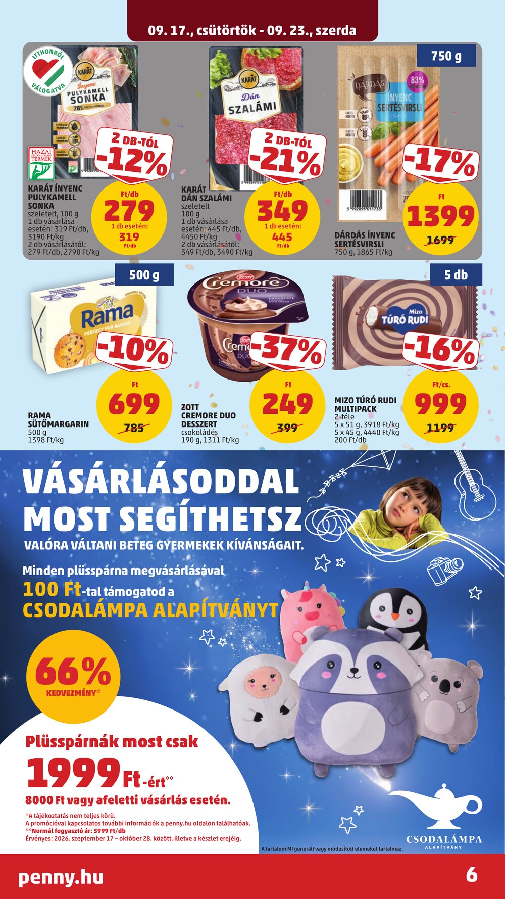 Penny Market akciós újság 2026.09.17-től - 8. oldal.