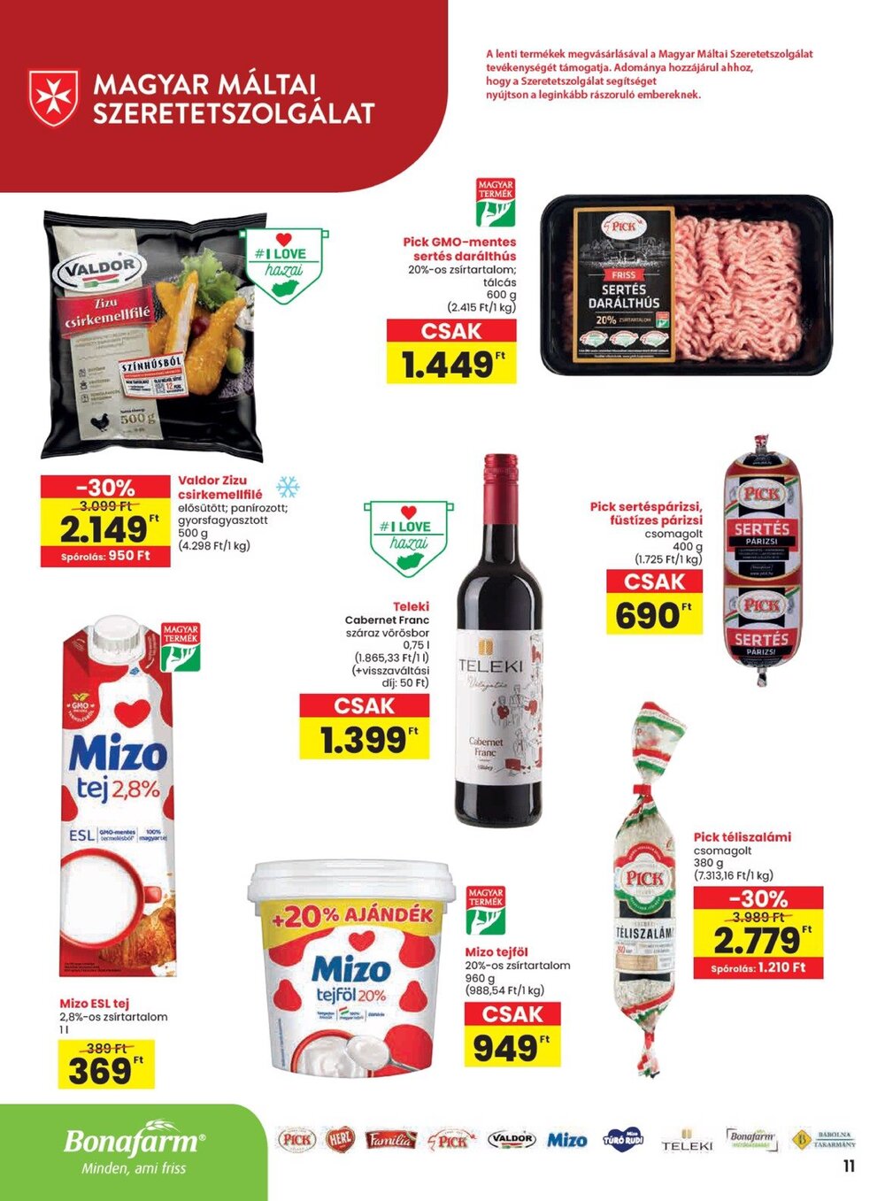Spar akciós újság 2026.09.17-től - 11. oldal.