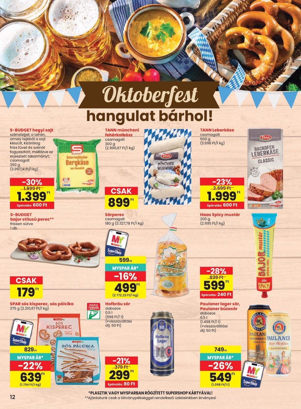 Spar akciós újság 2026.09.17-től - 12. oldal.