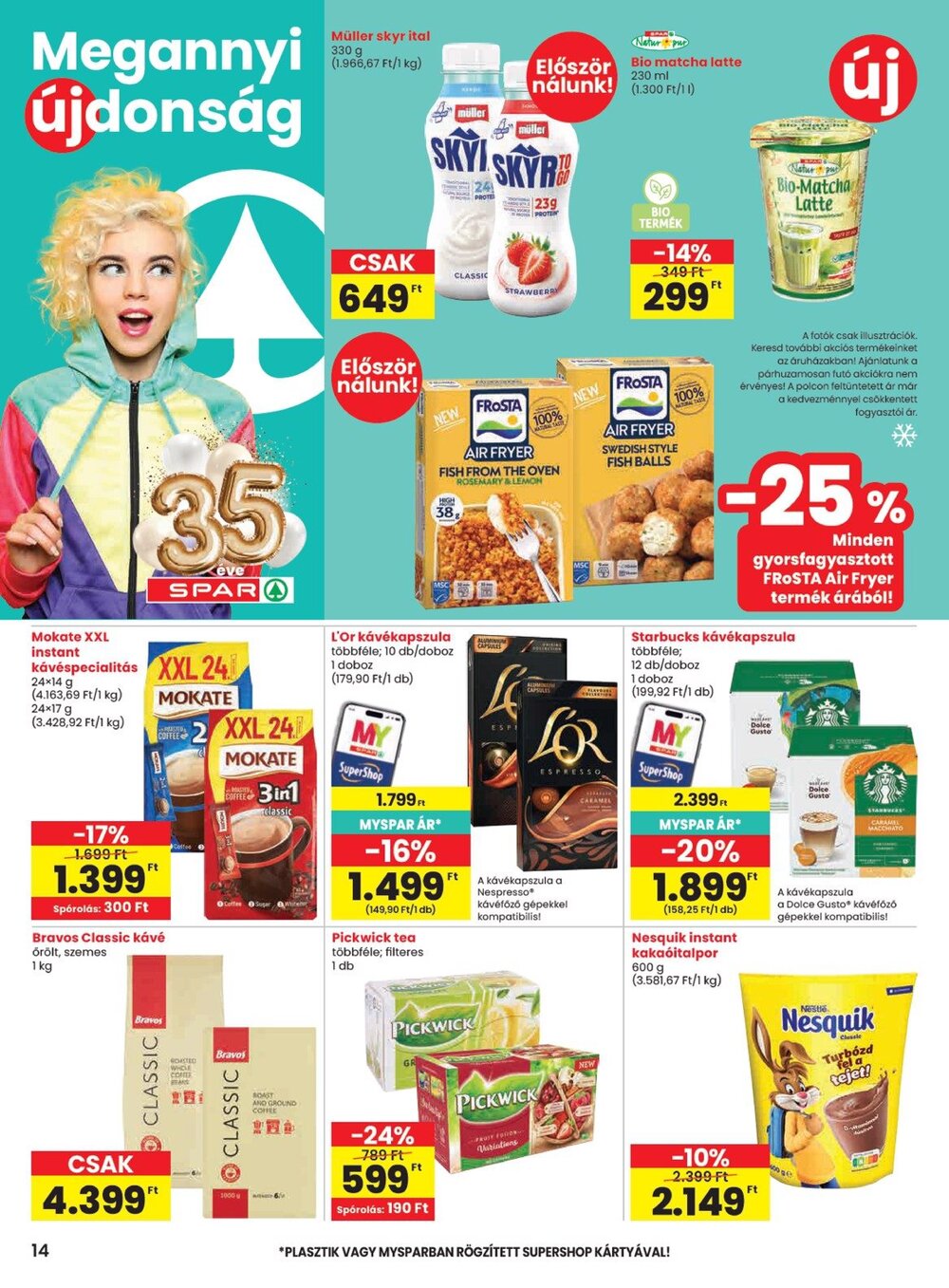 Spar akciós újság 2026.09.17-től - 14. oldal.