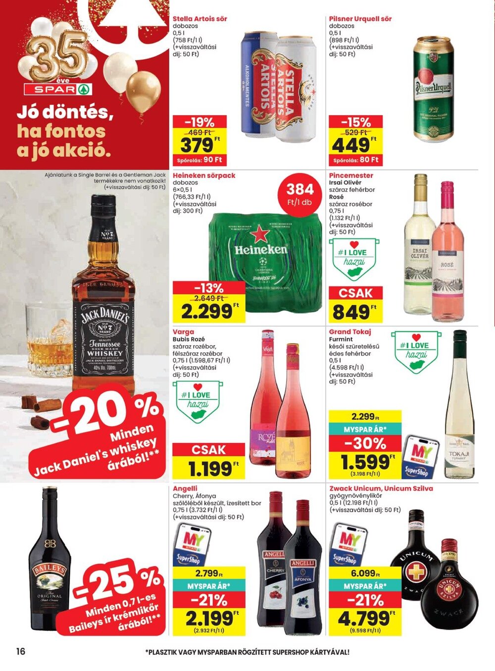 Spar akciós újság 2026.09.17-től - 16. oldal.