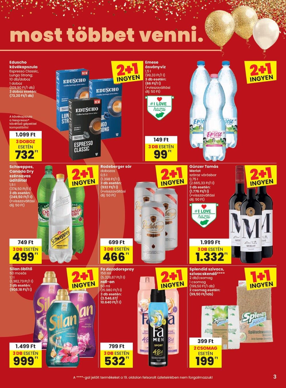 Spar akciós újság 2026.09.17-től - 3. oldal.