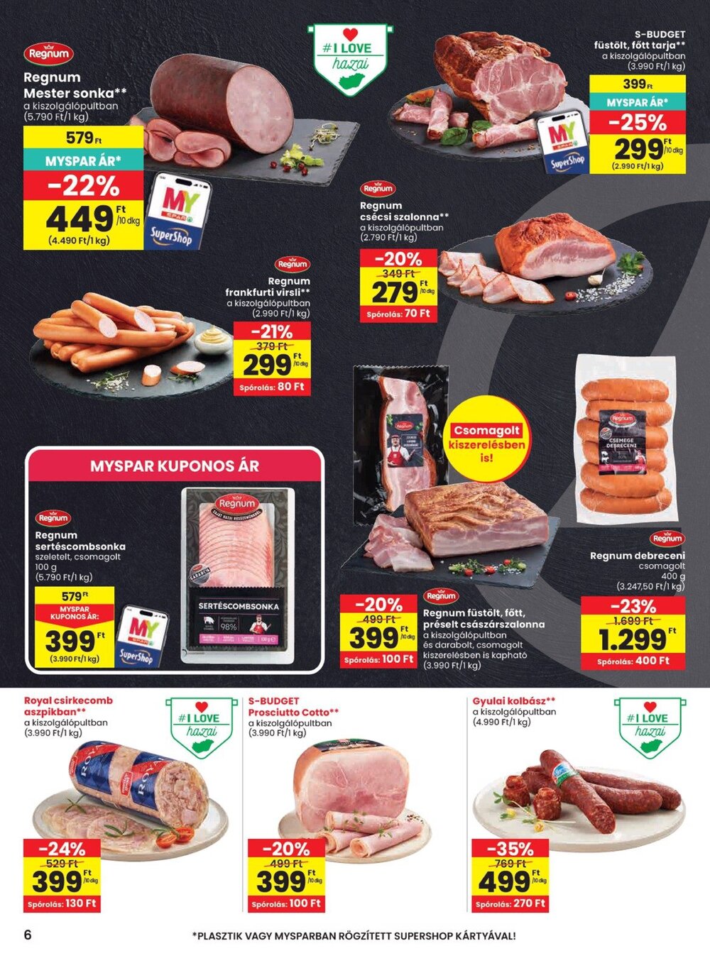 Spar akciós újság 2026.09.17-től - 6. oldal.