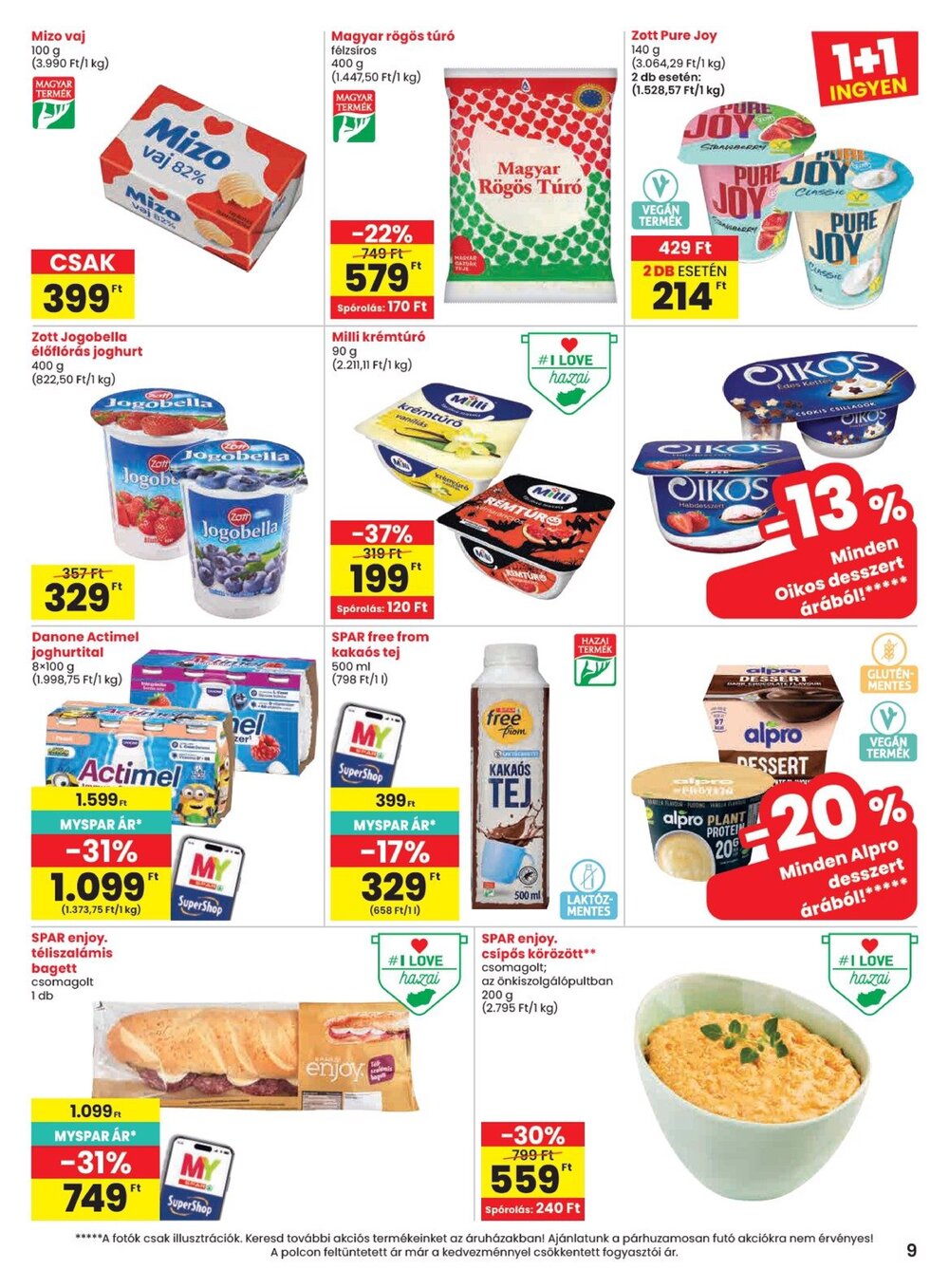Spar akciós újság 2026.09.17-től - 9. oldal.