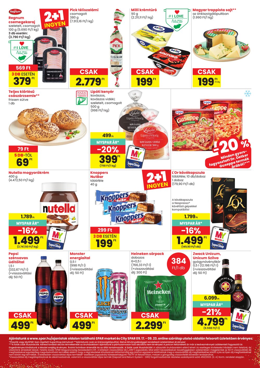 Spar Market akciós újság 2026.09.17-től - 2. oldal.