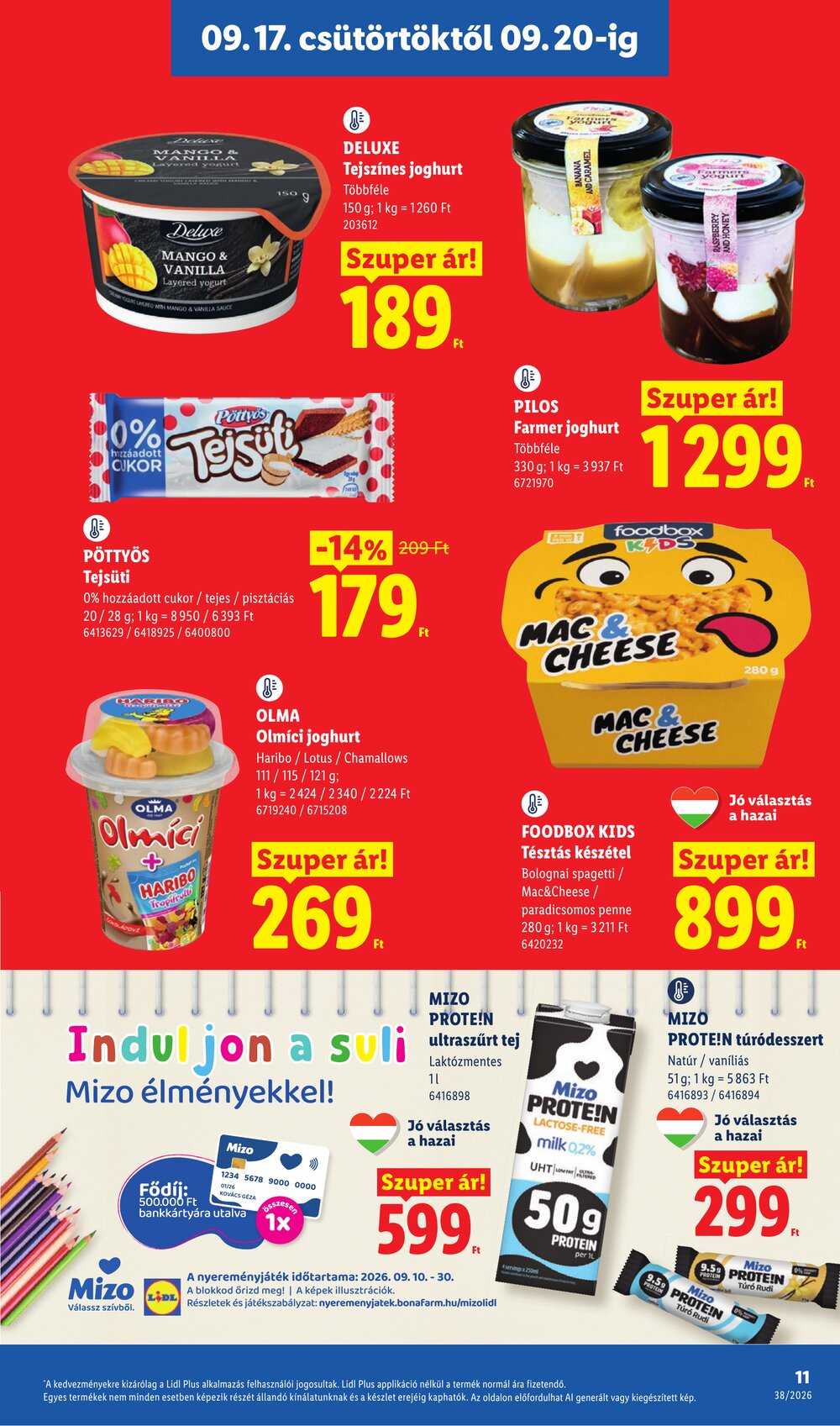 Lidl akciós újság 2026.09.17-től - 11. oldal.
