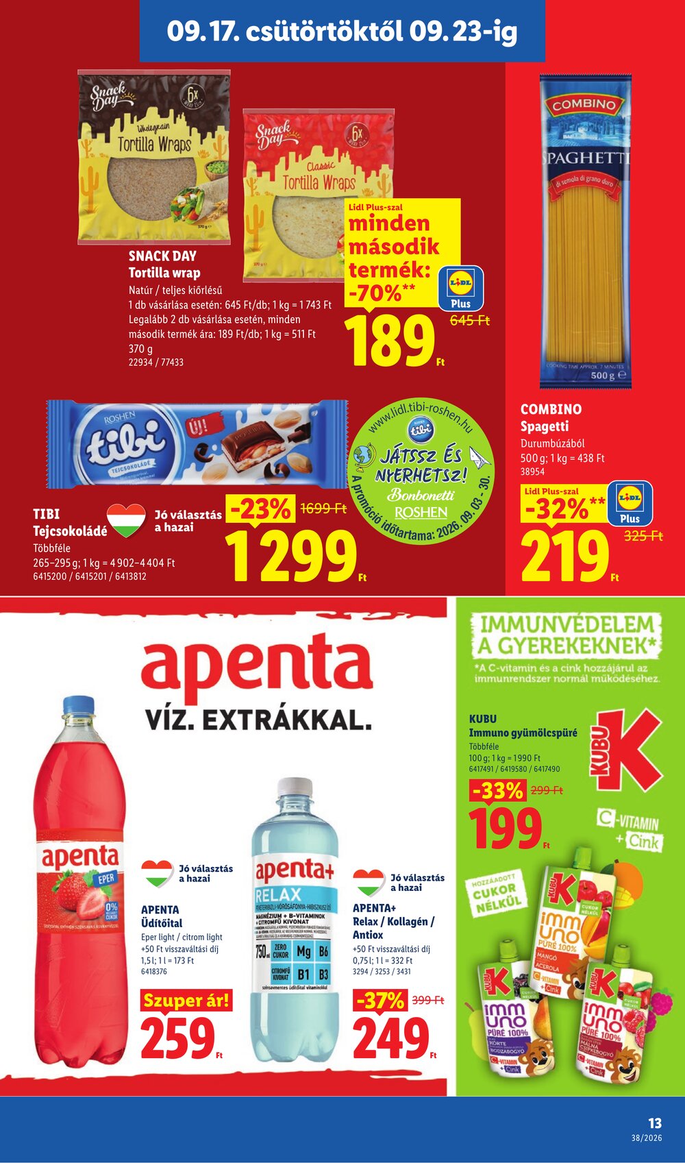 Lidl akciós újság 2026.09.17-től - 13. oldal.
