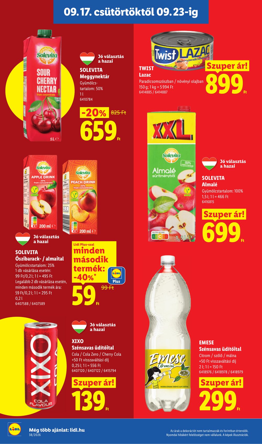 Lidl akciós újság 2026.09.17-től - 18. oldal.