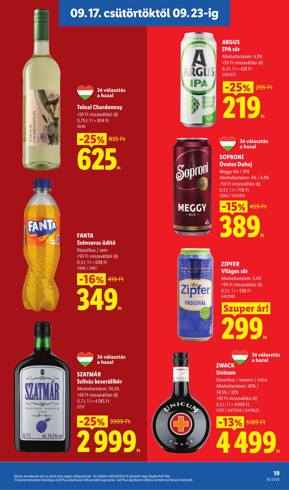 Lidl akciós újság 2026.09.17-től - 19. oldal.