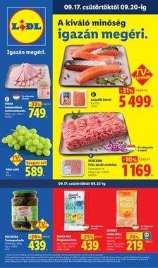 Lidl akciós újság 2026.09.17-től