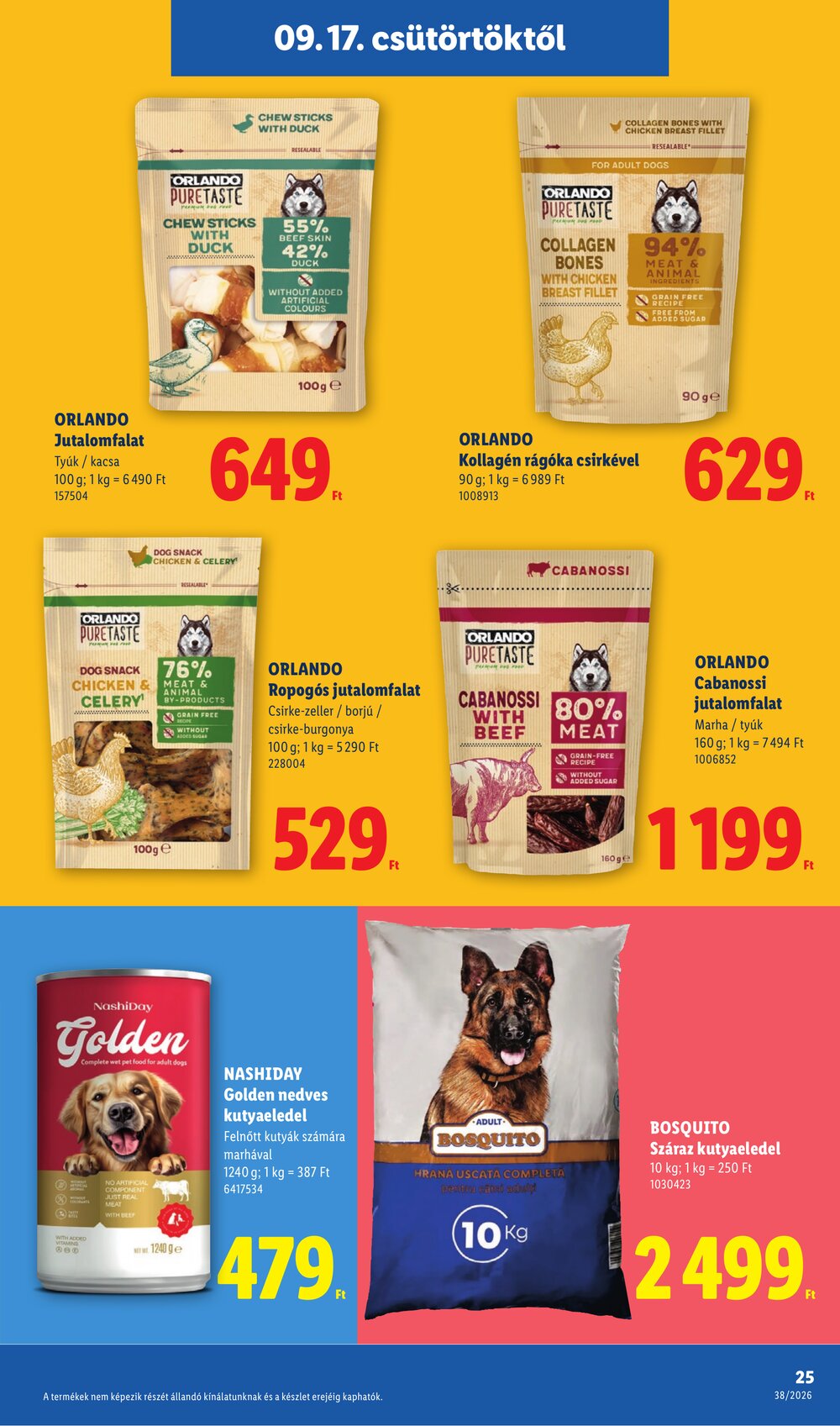 Lidl akciós újság 2026.09.17-től - 25. oldal.