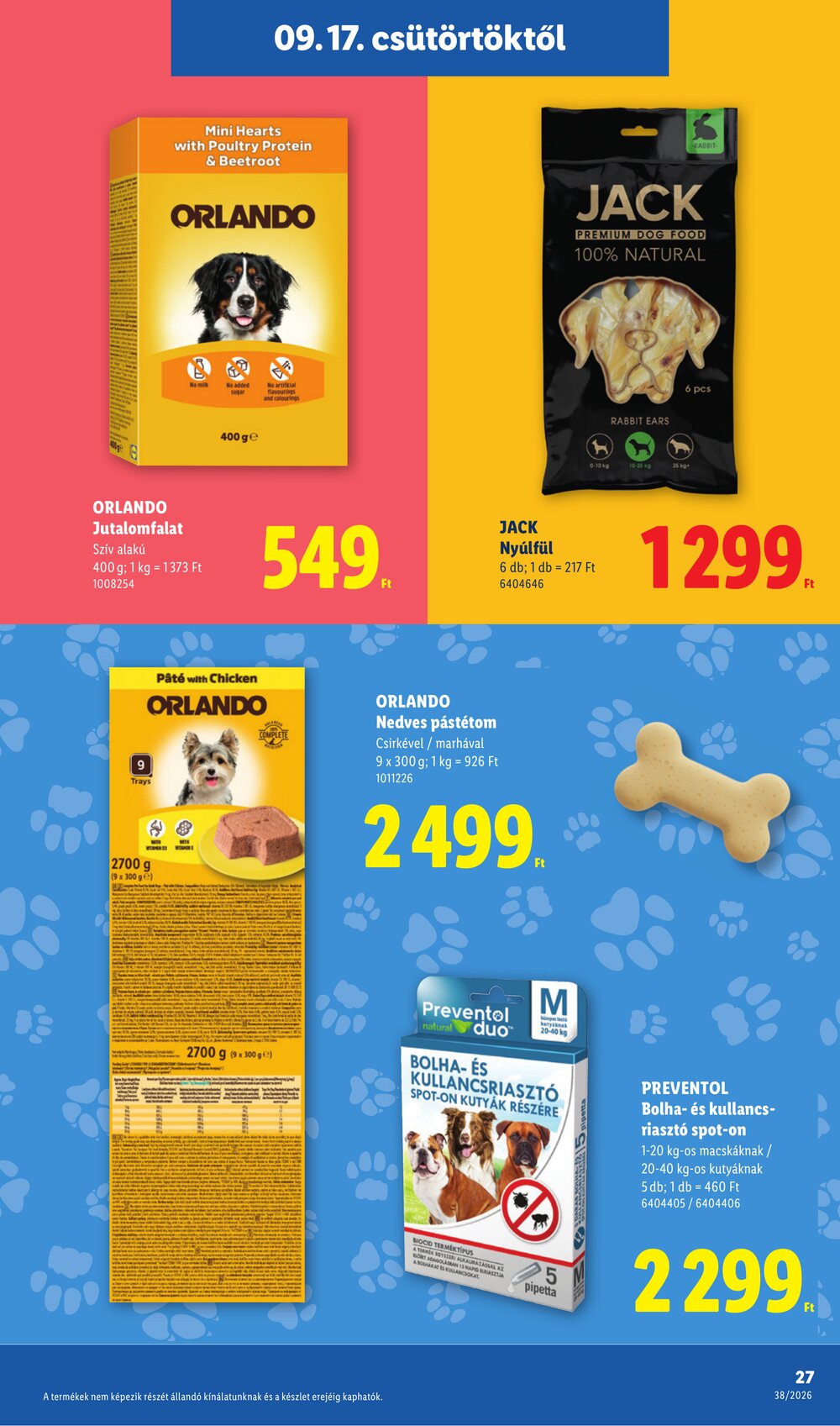 Lidl akciós újság 2026.09.17-től - 27. oldal.