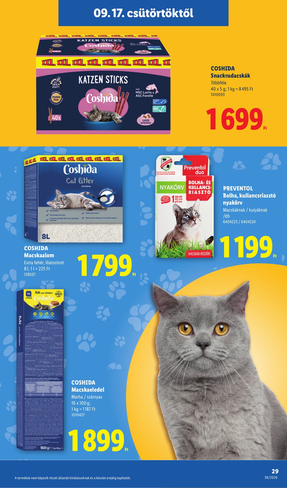 Lidl akciós újság 2026.09.17-től - 29. oldal.