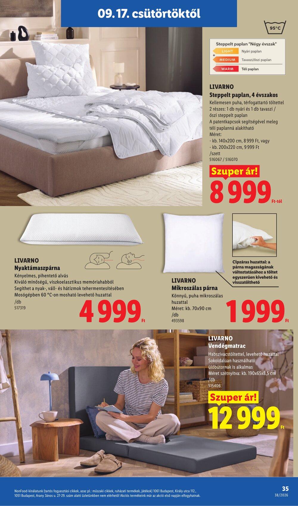 Lidl akciós újság 2026.09.17-től - 35. oldal.