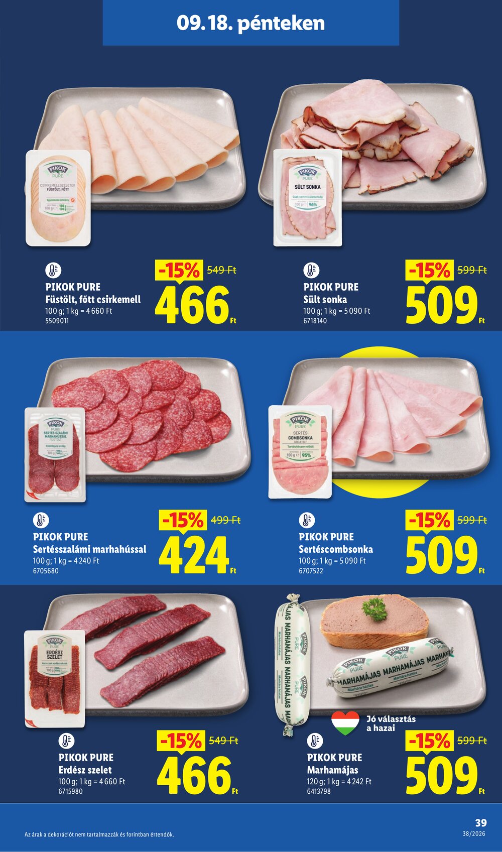 Lidl akciós újság 2026.09.17-től - 39. oldal.