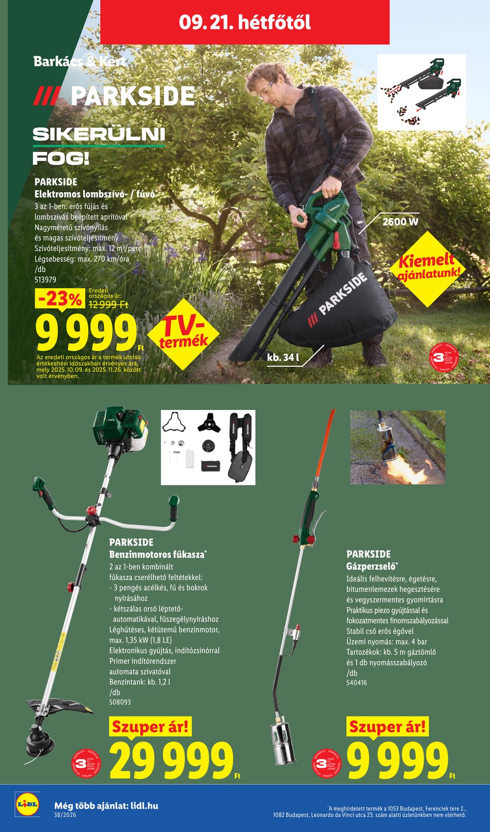 Lidl akciós újság 2026.09.17-től - 48. oldal.