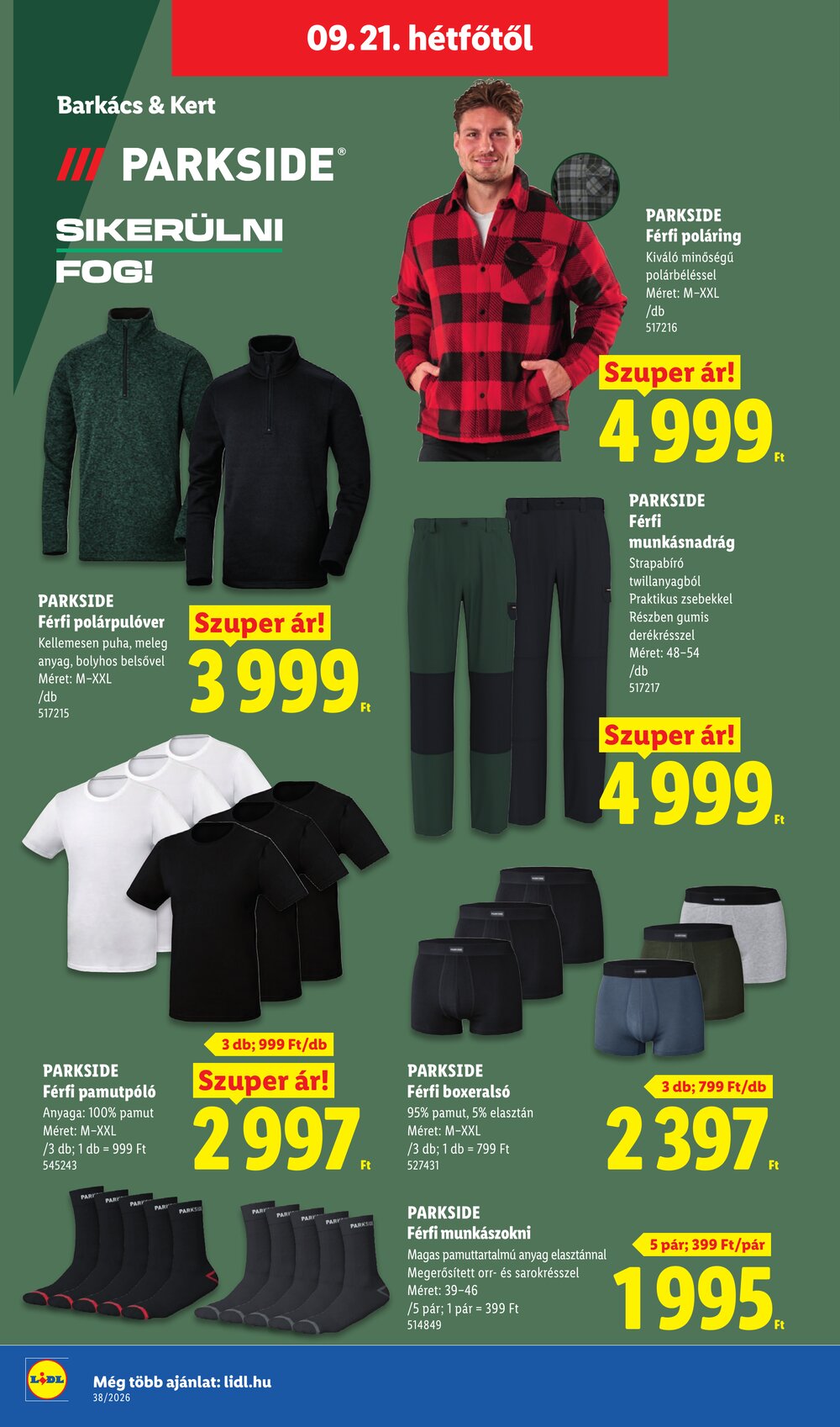Lidl akciós újság 2026.09.17-től - 50. oldal.