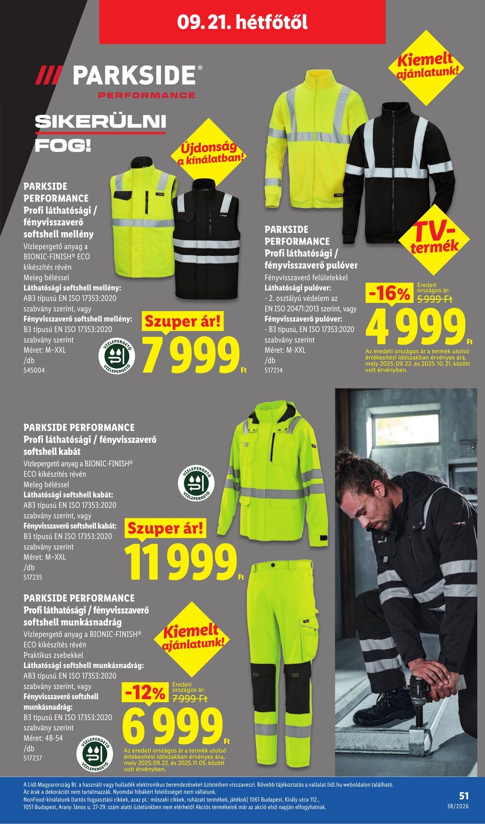 Lidl akciós újság 2026.09.17-től - 51. oldal.
