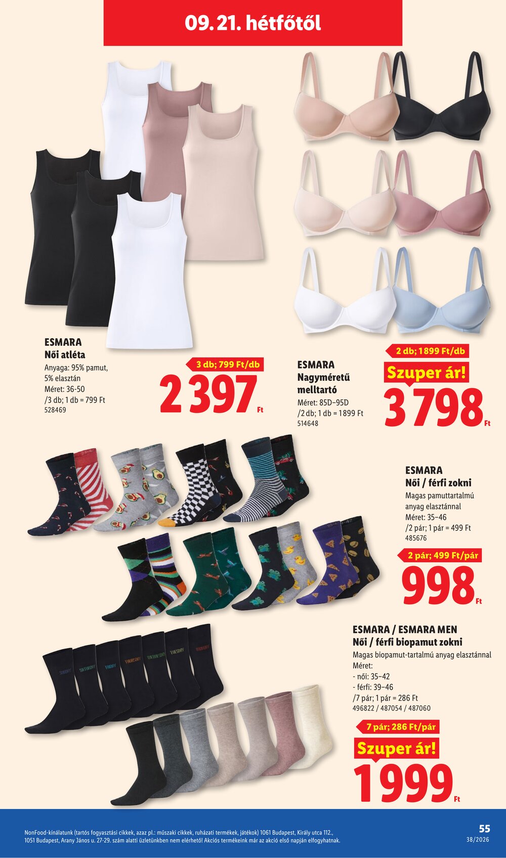 Lidl akciós újság 2026.09.17-től - 55. oldal.