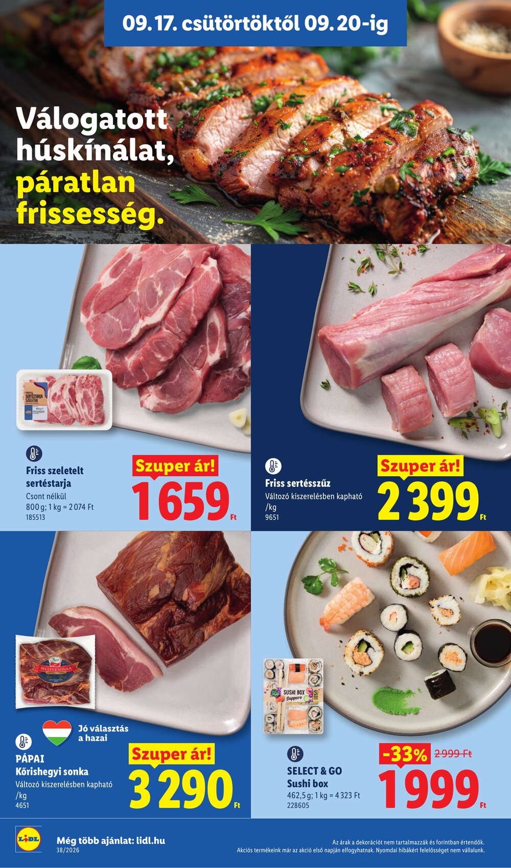 Lidl akciós újság 2026.09.17-től - 6. oldal.