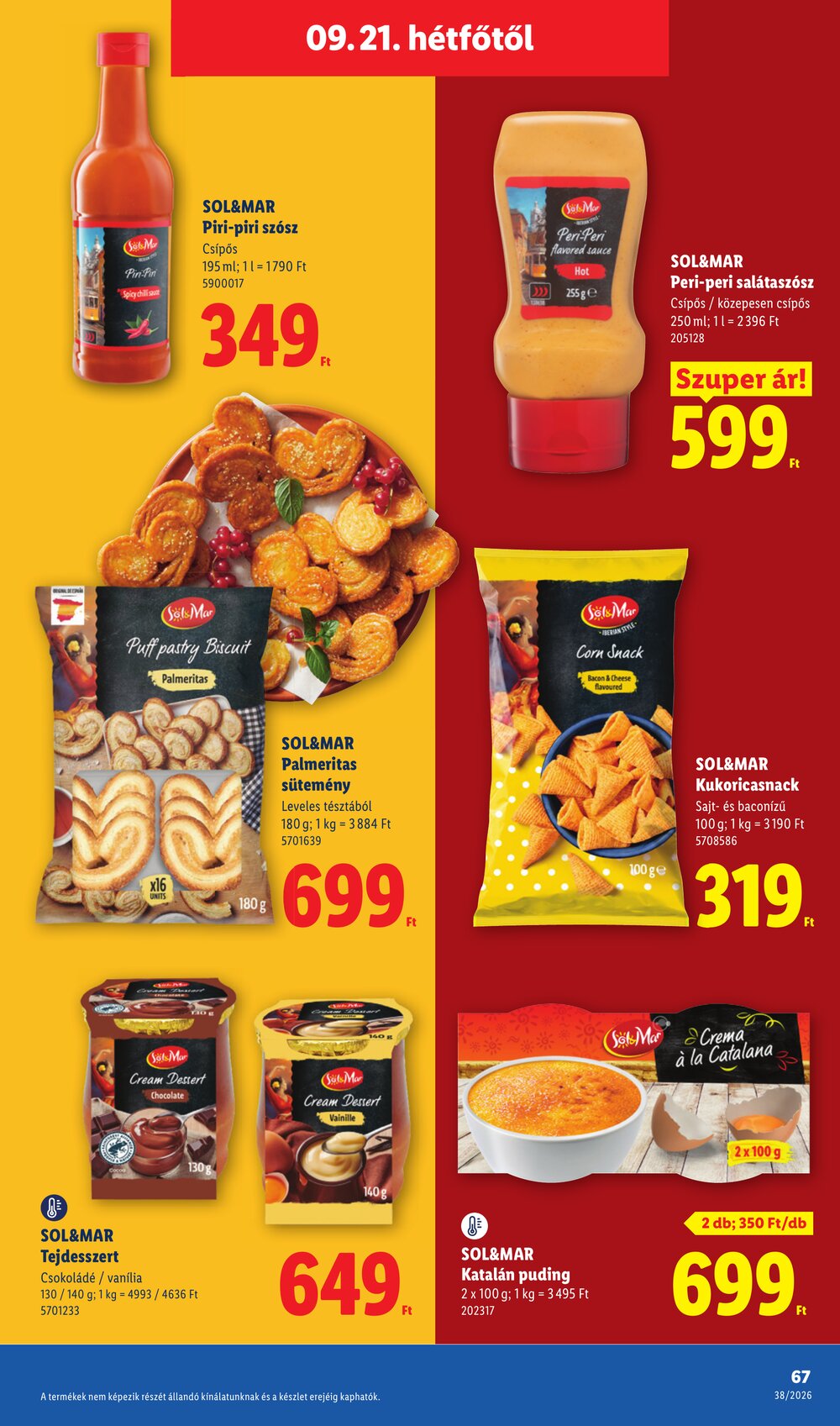 Lidl akciós újság 2026.09.17-től - 67. oldal.