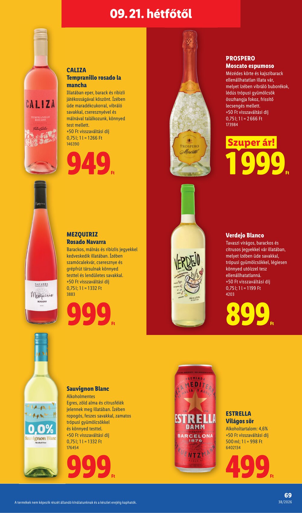 Lidl akciós újság 2026.09.17-től - 69. oldal.