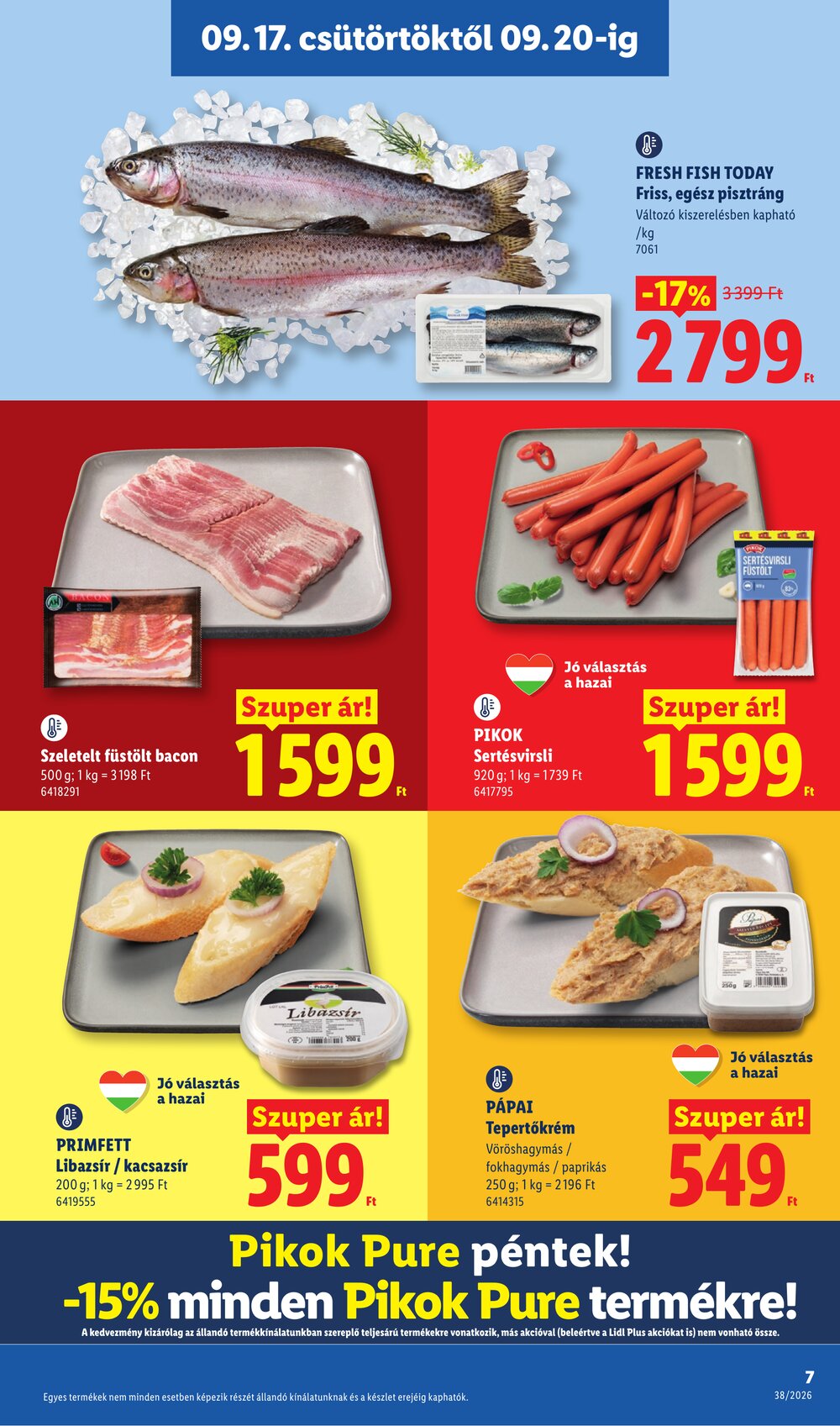 Lidl akciós újság 2026.09.17-től - 7. oldal.