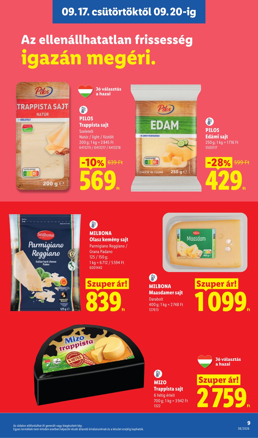 Lidl akciós újság 2026.09.17-től - 9. oldal.