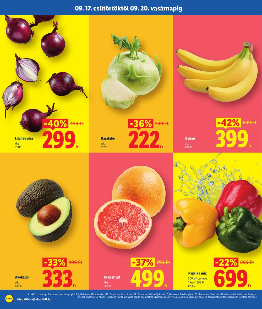 Lidl akciós újság 2026.09.17-től - 2. oldal.