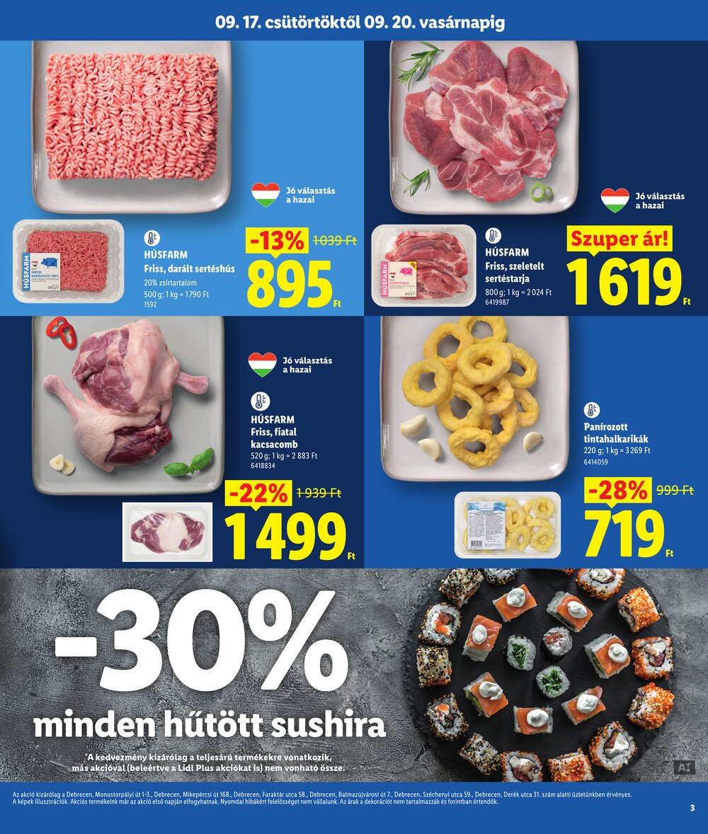Lidl akciós újság 2026.09.17-től - 3. oldal.