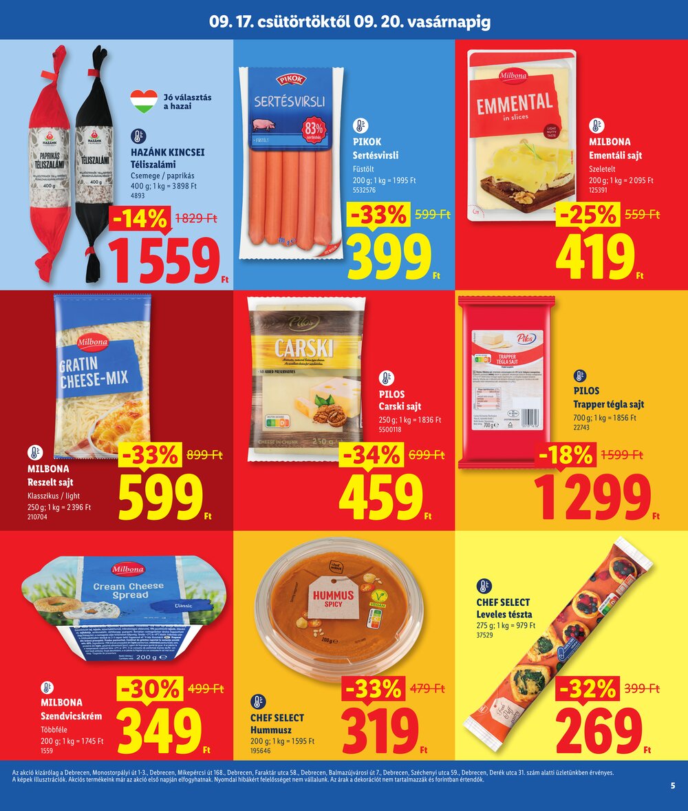 Lidl akciós újság 2026.09.17-től - 5. oldal.